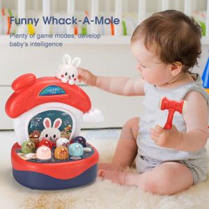 DREAMToy Mainan Pukul Tikus Lengkap Musik Piano Mini / Whack A Mole With Farm Music Piano