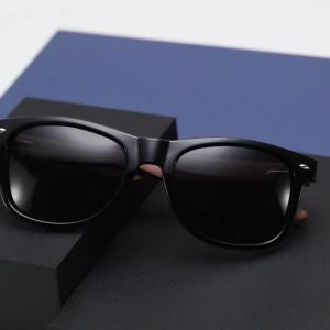 BARCUR Natural Wooden Sunglasses Polarized Mens Sun Glasses Black Walnut Eyewear UV400 Protection