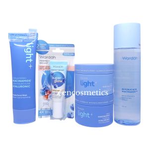 Paket Wardah Lightening series Lengkap/ Skincare Paket Serum Symradiance 10% Niacianamide