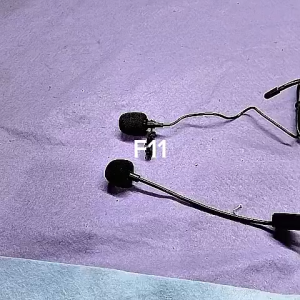 F11 BUSA MIC JEPIT KLIP CLIP BANDO HEADSET ORIGINAL TEBAL SARUNG MIK PELINDUNG MIX SPON MICROPHONE