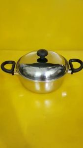 Nồi inox nội địa Nhật size 22cm cao 9cm (mã 344) dùng được bếp từ