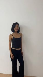 Áo 2 dây nhọn nhỏ Macie 2 lớp dày dặn chất thun co giãn mát mẻ - MC08