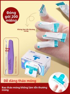 MONLEYTA | Bộ khăn cotton chuyên dụng cho việc làm đẹp móng tay một lần không gây hại cho móng tay Bộ dụng cụ vệ sinh cho spa làm đẹp móng tay