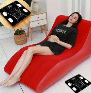 High-precision digital bathroom scale with LED display ultra-wide platform and intelligent digital weighing scale.