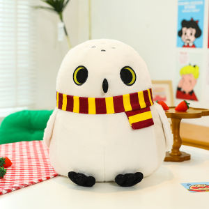 QIAOSHANG | Cute Owl Hedwig Plush Toy Stuffed Doll