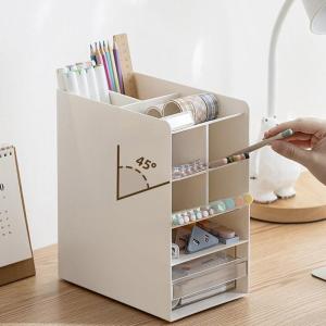 HUIYANGXU | 3-in-1 Tilted Multi-function Desk Organizer