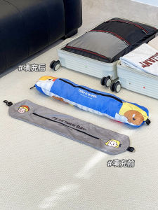 Portable U-Shaped Neck Pillow Travel Companion Cheating Device Fillable with Clothes Storage Bag for Business Trips And Travel