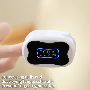 Nail Fungus Cleaning Laser Device Nail Therapy for Damaged Discolored Thick Toenails & Fingernails,Effective Rechargeable Nail Fungus Laser Treatment Device for Home Use 灰指甲治疗机真菌光疗灯