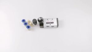 4H210-08 4H310-10 4H410-15 Van điều khiển khí nén 2 vị trí 5 cổng van điều khiển bằng tay 5/2 chiều