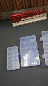 ART-035 10 Sekat atau 15 Sekat Tempat Kotak Obat Plastik Penyimpanan Manik Mote Kancing Serbaguna Kotak Kecil Bisa Muat Banyak Aksesoris Kecil dan Tertata Rapi