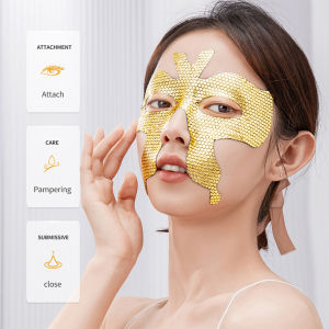 SADOER Gold Moisturizing Eye Mask Remove Dark Circles Reduce Eyebag Anti Wrinkle Hydrating Eye Care