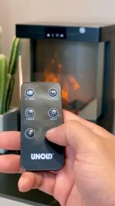 Lò Sưởi Điện 3in1 UNOLD Elektrokamin Alpina Hiệu Ứng Ngọn Lửa 3D 2000W