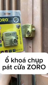 ổ khóa chụp chống cắt toàn diện ZOROcông nghệ Mỹbảo vệ pát cửahàng chính hãng bảo hành 1 năm