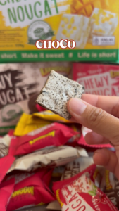 LIANGGUI Halal Nougat 3 Rasa: Mangga Cranberry Coklat - Cemilan Enak Viral Snack Keluarga