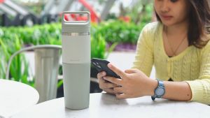 LocknLock 2in1 Tumbler Mug 600ml: Desain Ergonomis & Tahan Panas & Dingin