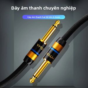 Cáp Guitar Jack Aux 6.5mm Cáp Âm Thanh Nổi 6.35mm Cho Loa Khuếch Đại Mixer - Đầu Nối Từ Đầu Đực Sang Đầu Đực