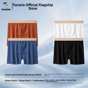 TUCANO | Mens Ice Silk Breathable Boxer Shorts Underwear