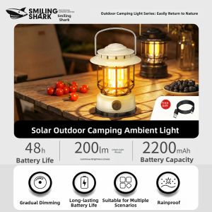 Smiling Shark | Long-lasting Retro Camping Lantern