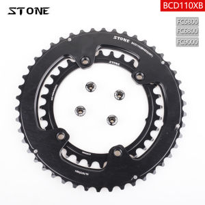 STONE Double Chainring BCD 110mm 4 Bolts 46T 32T 48T 33T 50T 34T 54T 40T for FC- 5800 FC- 6800 9000 Rotor Road Bike Chainwheel Chain Ring