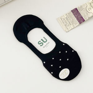 Boat Socks for Women New Style Invisible Anti-Slip Thin Cotton Summer Shorts with Moisture Absorption and Perspiration Absorption