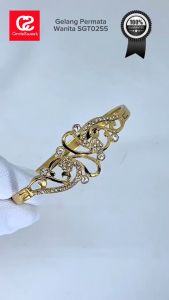 Gelang Permata Wanita SGT0255 Desain Elegan - Anti Karat & Anti Luntur - Aksesoris Perhiasan Wanita Mewah