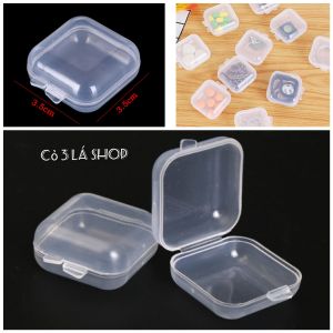 set 30 hộp nhựa mini 35cm trong suốt đựng phụ kiện nhỏ xíu