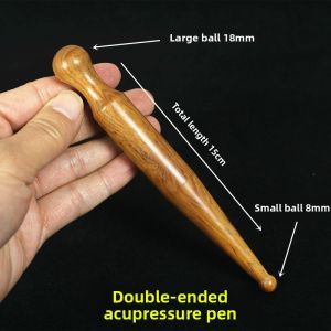 Full-Body Universal Yellow Rosewood Point Finding Rod Tendon Release Massage Meridian Foot Therapy Massager Acupoint Rod