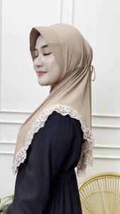 ABINA Moslemwear Hijab Jilbab Bergo Kerudung Khimar Instan Jersey Serut Renda Terbaru Terlaris Dan Terjangkau