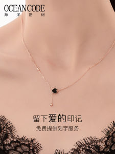 Dây Chuyền Bạc Nguyên Chất Hình Trái Tim Dành Cho Nữ Dây Chuyền Xương Đòn Đá Mã Não Thiết Kế Quà Tặng Ngày Lễ Tình Nhân