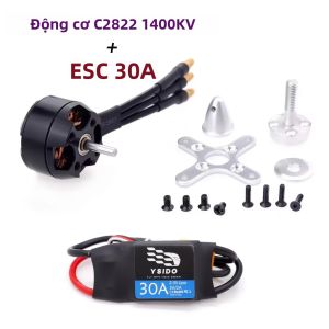 SURPASS HOBBY | Bộ Điều Khiển Động Cơ Không Chổi Than SurpassHobby Cho Máy Bay Không Người Lái RC FPV Máy Bay Cánh Cố Định Máy Bay Bốn Cánh Quạt - C2822 2826 2830 2836 3530 3536 3542 3548 Với ESC 30A/40A/50A/80A