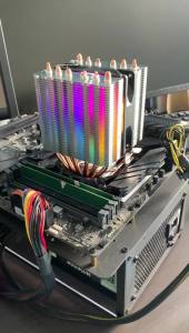 X99 RGB CPU Cooler 6 Heat Pipes PC Procesor Radiator for Intel LGA 1700 1200 1150 1151 1155 2011 X79 1366 AM5 AM4 AM3 Ventilador