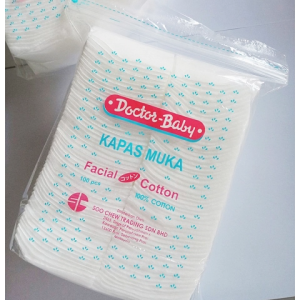 Doctor Baby 100% Facial Cotton Tissue Pads Kapas Muka 100s