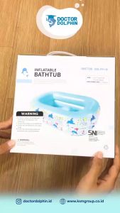 Doctor Dolphin Square Inflatable Baby Pool - Kolam Renang Anak
