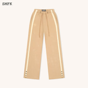 SMFK | Celebrity Loved Striped Loose Wide Leg Sports Pants