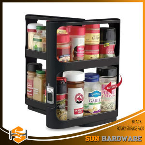 SUN HARDWARE 2 tier Foldable Seasoning Rack Storage Cabinet Shielf