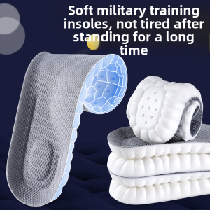 XIANZHAO | University Military Training Special Mens Shoe Inserts Thickened Comfortable Soft Bottom Pain Relief Long-lasting Freshness