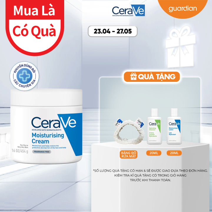 Kem Dưỡng Ẩm Dành Cho Da Khô Moisturising Cream Cerave 454Gr