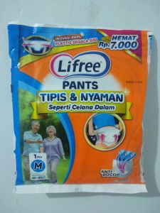 Lifree pants popok dewasa tipe CELANA size S1/M1/L1/XL1/XXL1 Diapers pants adult