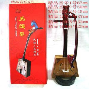 Creative Mongolian Instrument Model Horsehead Violin Performance Props Ethnic Decorations Handmade Craft from Inner Mongolia