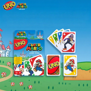 MATTEL | Bộ Bài Chơi UNO Chủ Đề Siêu Nhân Mario Chính Hãng