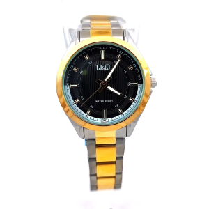 Q&Q C04A-042PY Two-Tone Gold & Silver Mens Watch