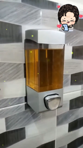 LOVIDA Malaysia Single Double Head Liquid Soap Dispenser Wall-mounted Bathroom Liquid Container 350ml Soap Shampoo Box Sanitizer Dispenser Lotion Liquid Pump 71