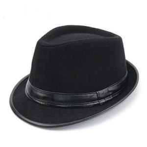 TOPI FEDORA KULIT DOMBA/TOPI LAKEN PRIA / TOPI KOBOY / TOPI KEREN / TOPI MEWAH / TOPI KULIT / TOPI PRIA WANITA STOK 4000