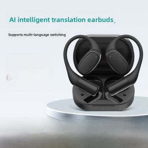Cross-Border AI Translation Earphones Real-Time Interpretation Conference Earphones Multi-Language Translation for Travel Abroad