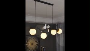 Scandinavian Bird Chandelier: A Modern Hanging Light for Restaurant Dining Tables
