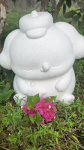 Tượng thạch cao cho bé tô màu "MOON" bé gấu mê ngủ tượng siêu to cao 22 cm