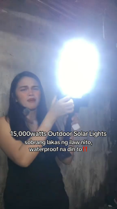 25000W LED Solar Light Outdoor Waterproof Street Lights Heavy Duty Sensing + Stable Mode Flood Lights White/Warm Light Smart Day and Night Automatic Switch Garden Light with Remote for Yard Garage Garden Security