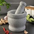 Natural Stone Garlic Smasher Pestle And Mortar Herb Grinder Home Use Garlic Mortar Peeler Press for Grinding Garlic Paste. 