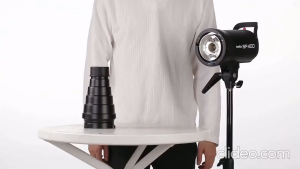 SN-01 Large Snoot Metal Conical Snoot with Honeycomb and Color Filters Studio Flash Light Fittings