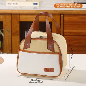 YOULUNMEI | Insulated Thermal Round Lunch Bag